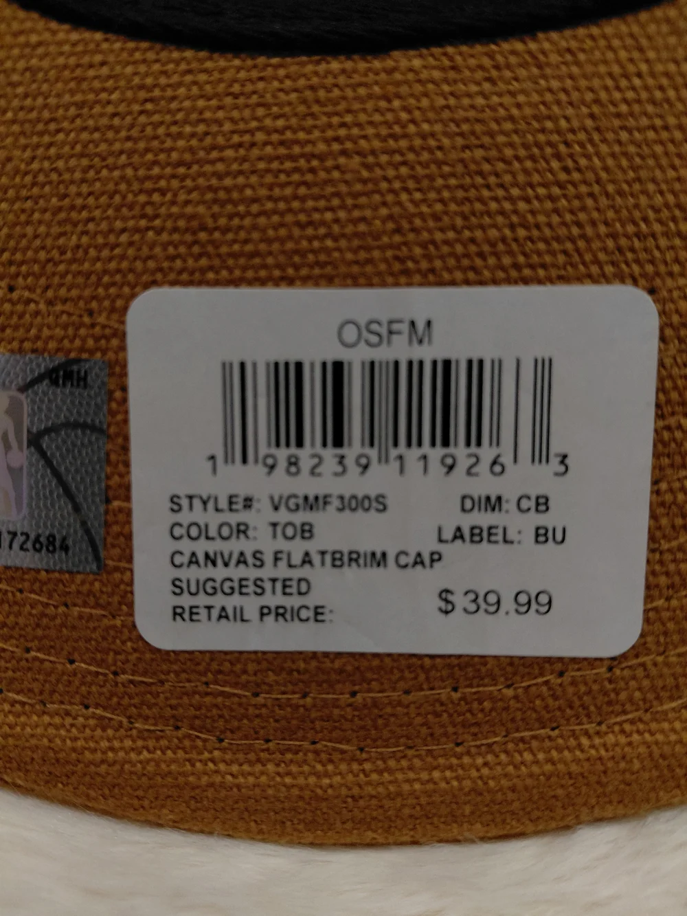 NWT Chicago Bulls Brown Baseball Cap - Ultra Game NBA